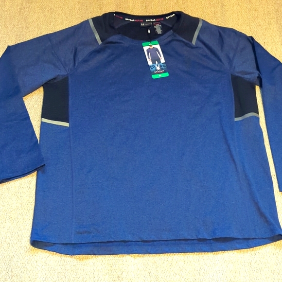 Mens Spyder active stretch ski sweater long sleeve pullover size XL NWT - Picture 1 of 4